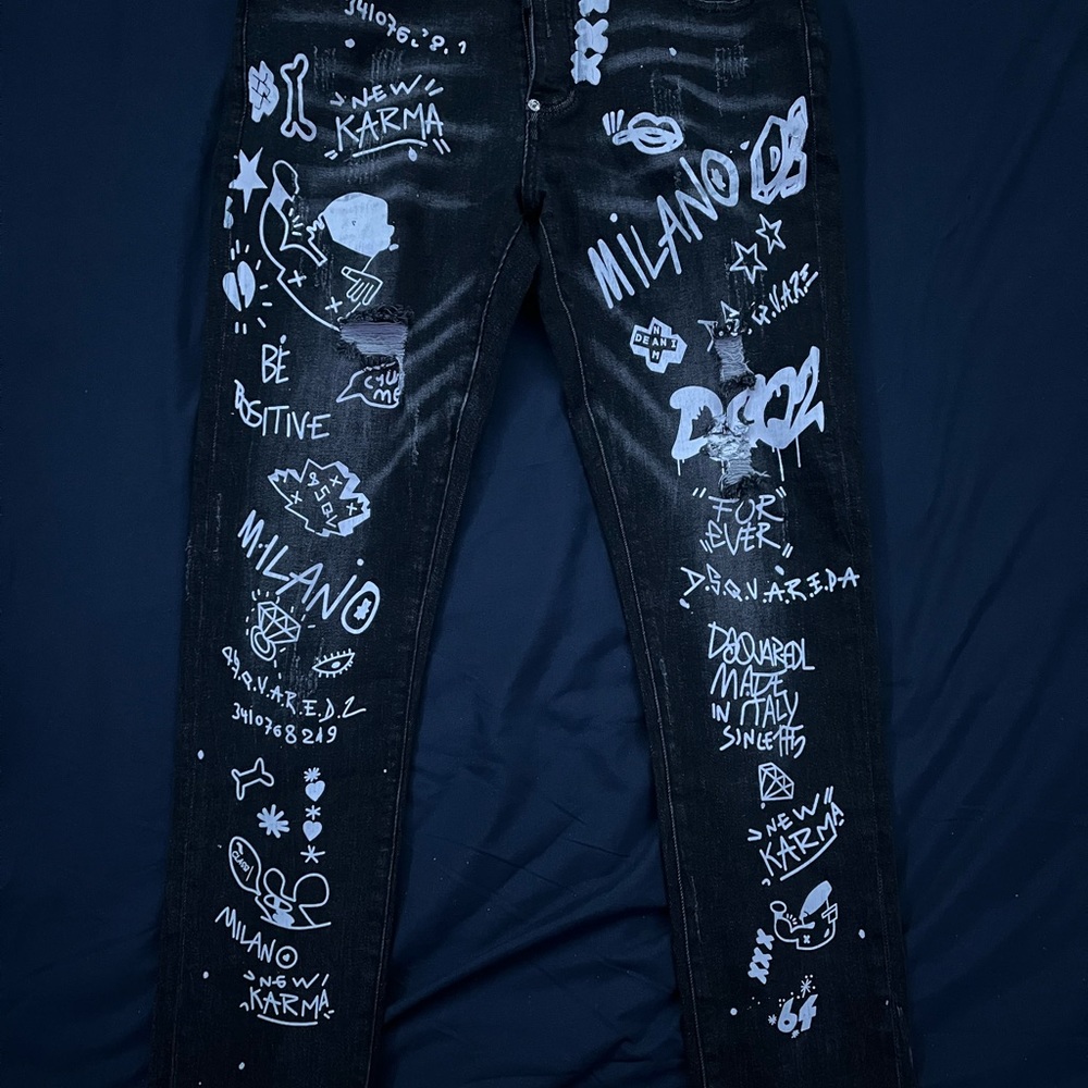 Dsquared2 Black Skinny Jeans